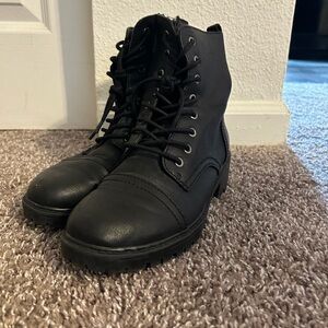 Black Combat Boots